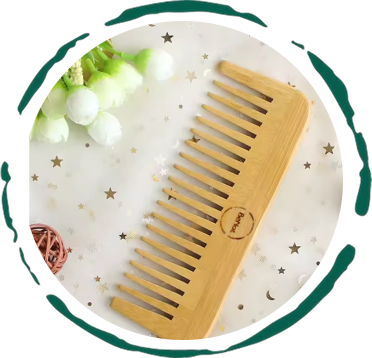 All-Natural Bamboo Hair Comb