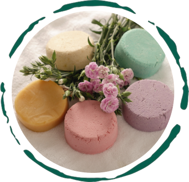 All-Natural Shampoo Bar. Plastic-Free