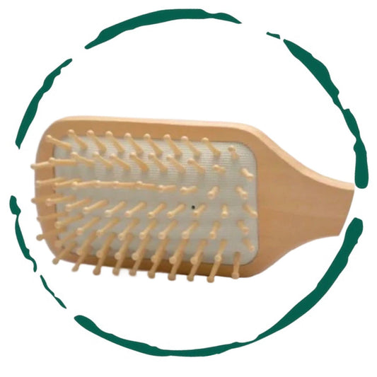 Wooden Detangling Hair Brush